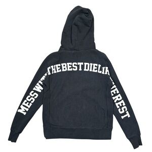 Neighborhood Reverse Weave Mess With The Best Die Like The Rest Hoodie Mens L